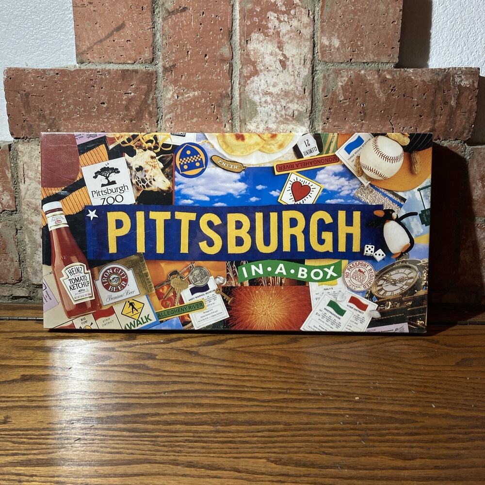 Pittsburgh In A Box Board Game Collectible Original Edition New in Box
